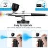 7.4v Airbrush Nail With Compressor Portable Air Brush Nails Compressor For Nail Art Paint Painting Crafts Airbrush Compressor 3