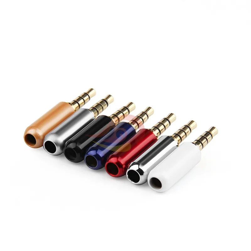 Audio Jack Pole Earphone Connector mm Headphone Plug
