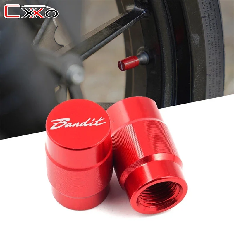 Motorcycle Cnc Tire Valve Stem Caps Covers For Suzuki Bandit 650s Dl1000 Gsf 1250 1200 650
