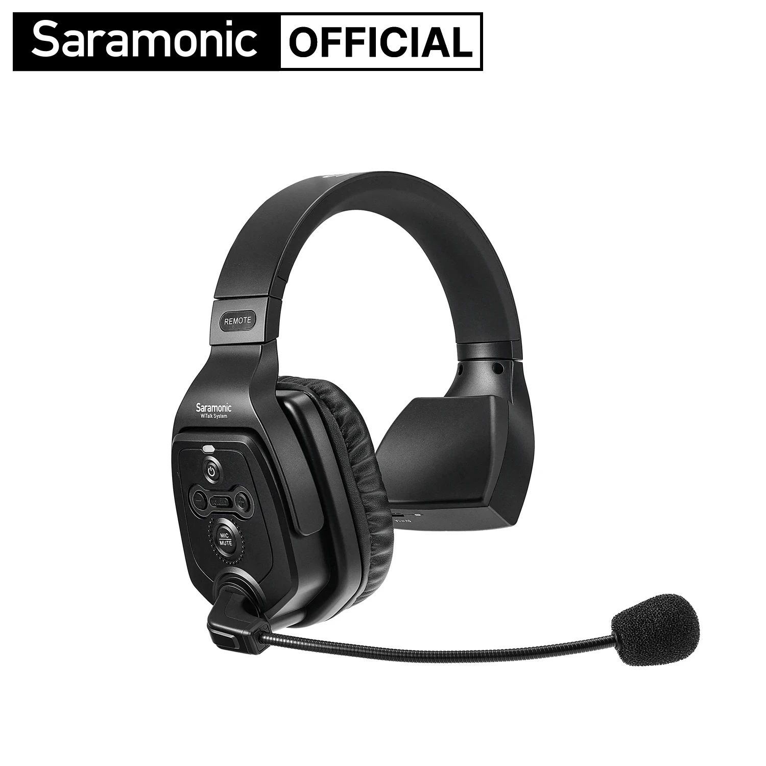 Wireless Microphone Saramonic WiTalk SRH Single-ear Remote Headset for WiTalk 1.9GHz Full-Duplex Communication Wireless Intercom Headsets Microphone