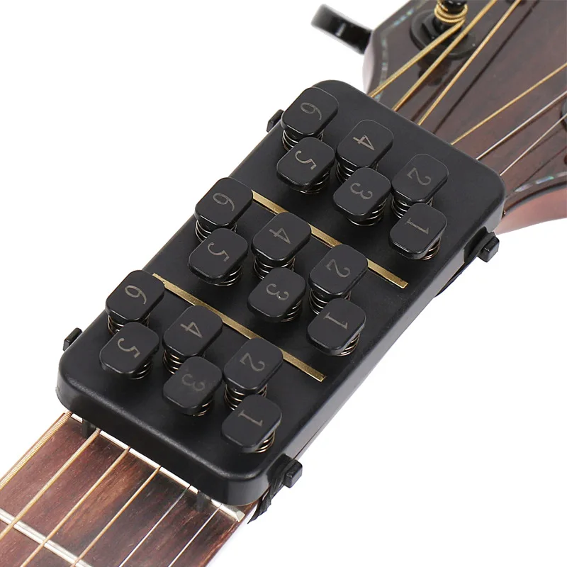 

He Chord Device Practice Finger Guitar Chord Artifact Wood Folk Guitar Aid