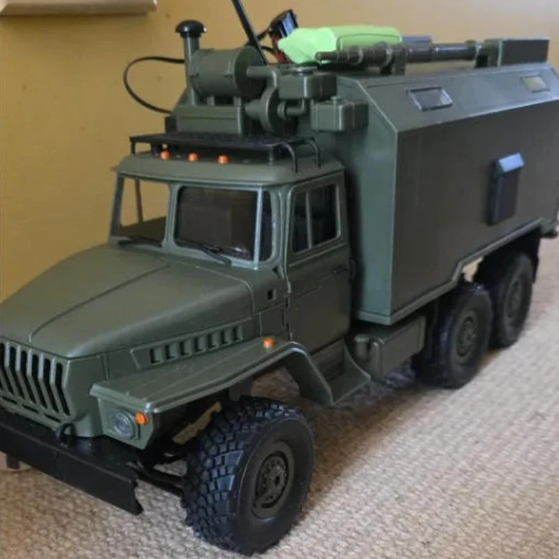 풀 스케일 B36-3/B36 트레일러 어린이용 WPL 모델 트럭 1:16 키즈 6륜 구동 클라이밍 카 B36-2 장난감 남자아이 선물