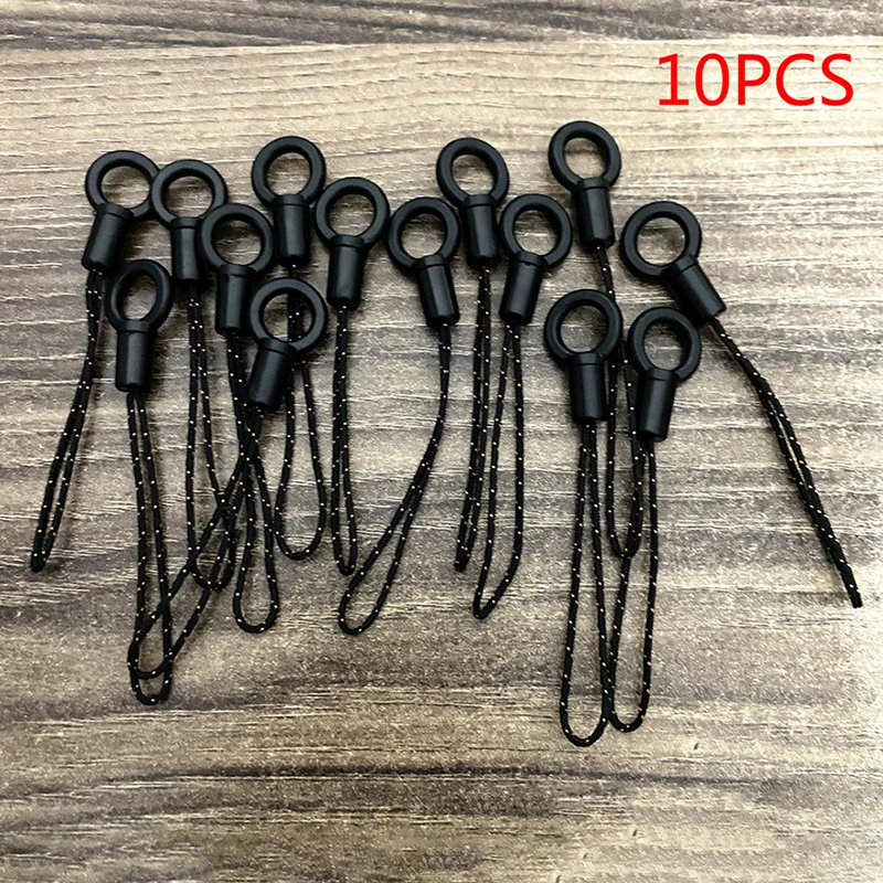 10PCS 끈 로프 헤드 작은 로프 헤드 작은 검은색 로프 버클 DIY 휴대 전화 쉘 액세서리 휴대 전화 끈