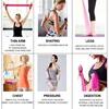 Home Workout Crossfit Rubber Pull Band forHom Yoga Pilates Stretch Resistance Band Elastic Exercise Fitness Assist Band Training 5
