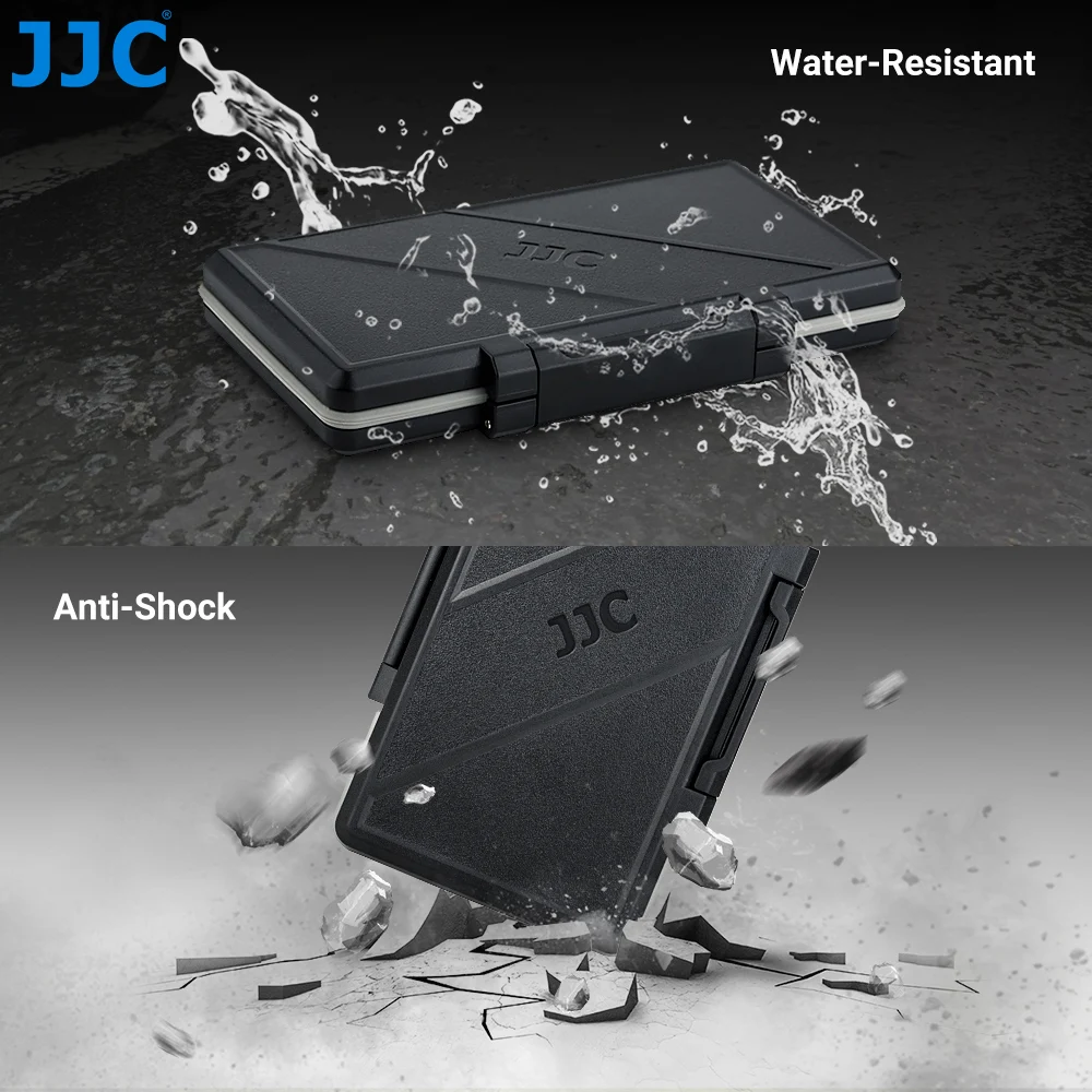 JJC Compact M.2 2280/2260/2240/2242/2230 Case,4 Slots M.2 SSD Holder  Box,M.2 Internal Solid State Hard Drive