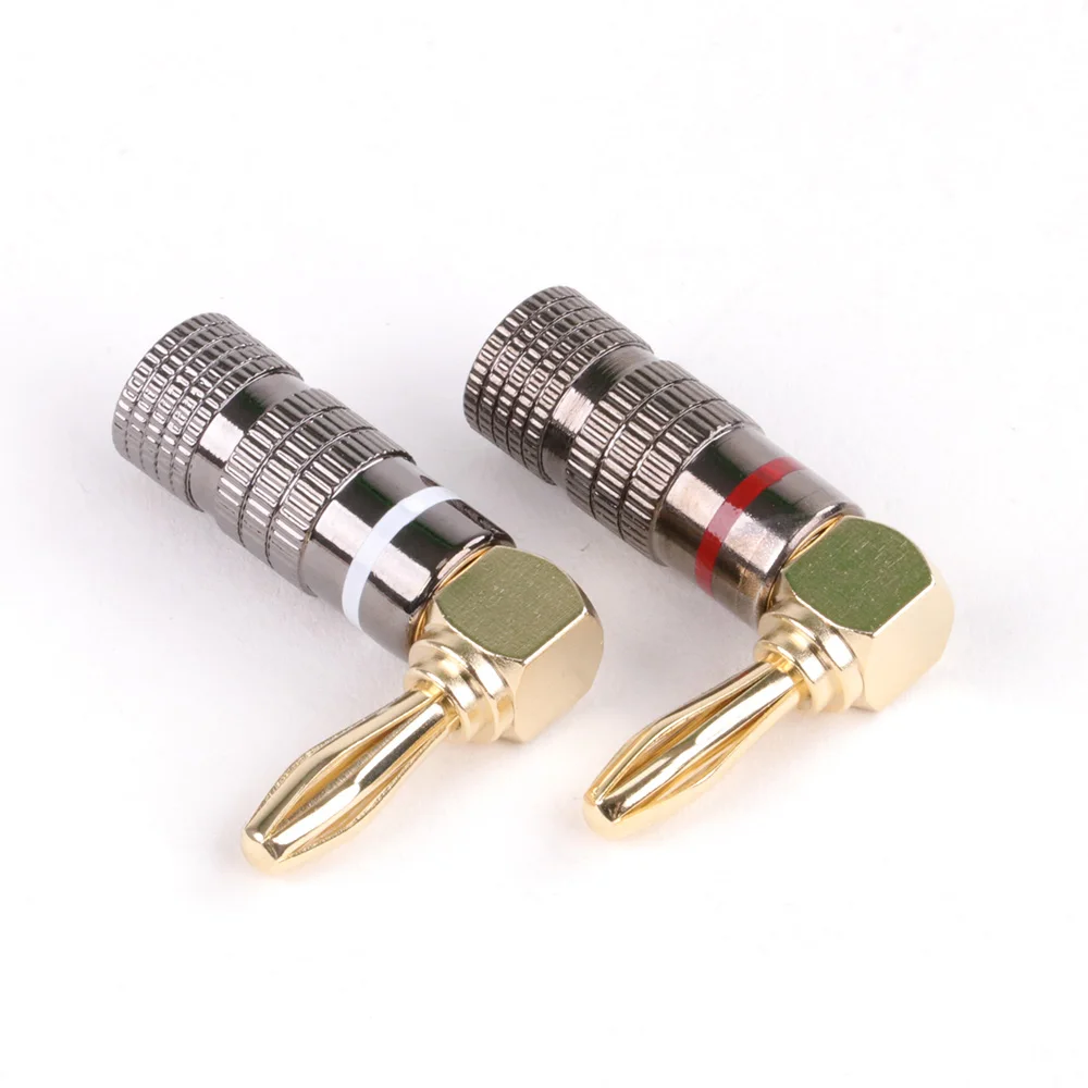 4mm gold-plated adaptador de alto-falante de vídeo