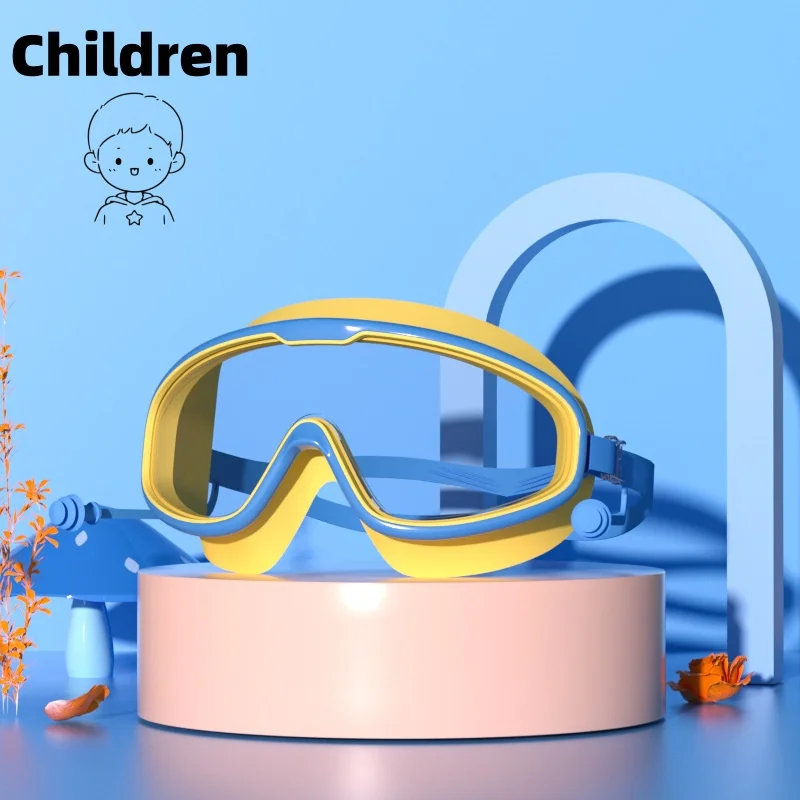 Swimming Goggles Silicone Adult Children High-Definition Electroplated Professional Anti-Fog