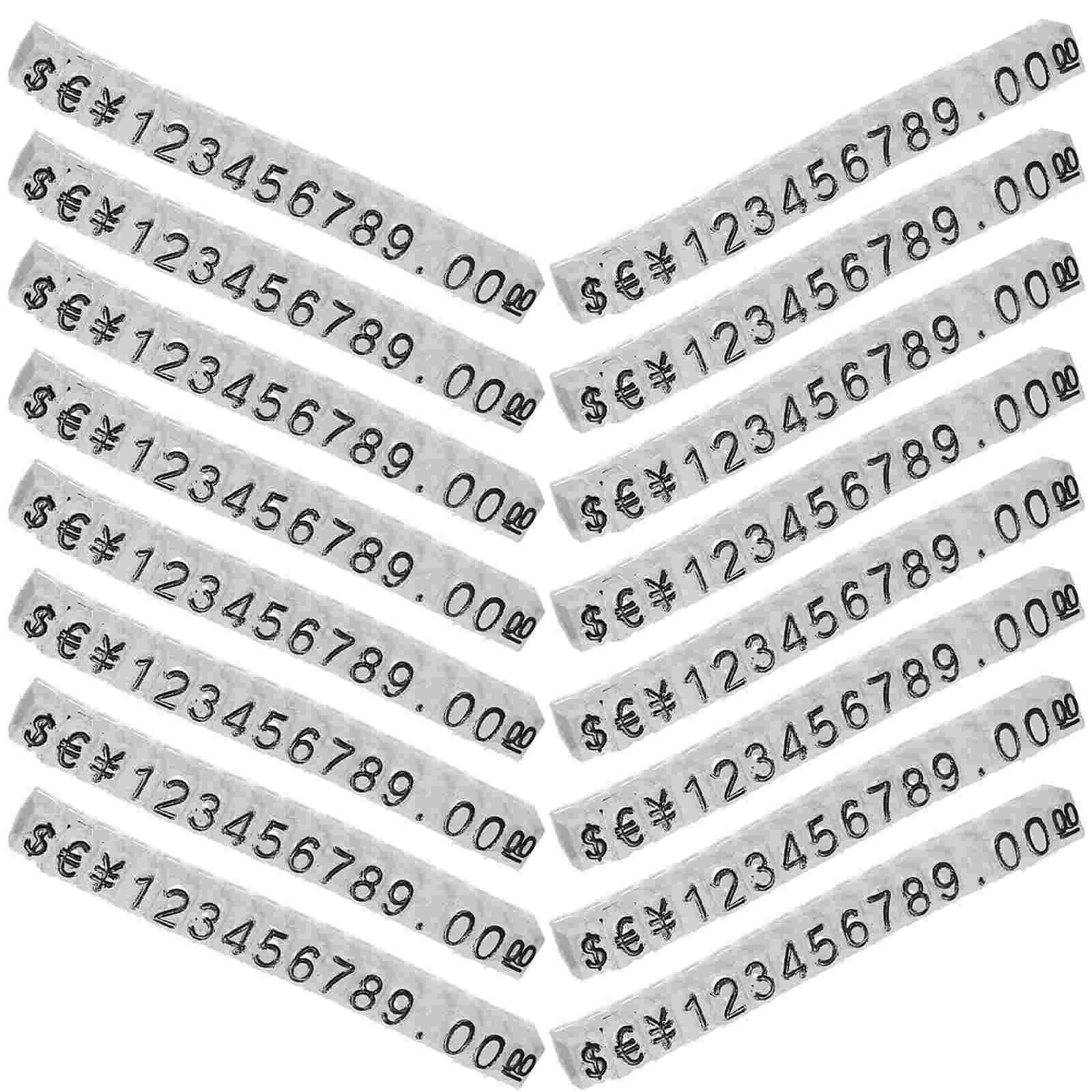 

Tag Label Refrigerator Stand Stand Cube Pricing Jewelry Display Adjustable Counter Number Price Block Dollar Blocks Letter Show