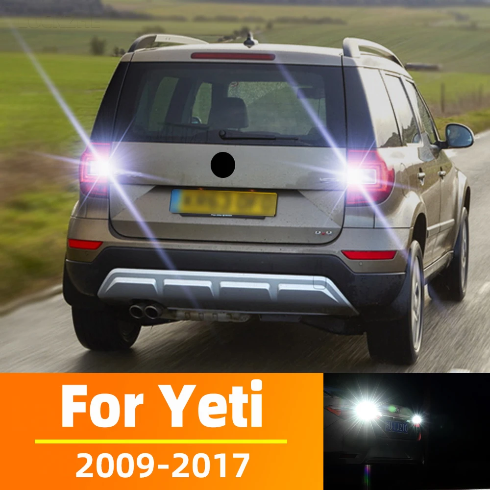

2pcs LED Reverse Light For Skoda Yeti Accessories 2009 2010 2011 2012 2013 2014 2015 2016 2017 Backup Back up Lamp