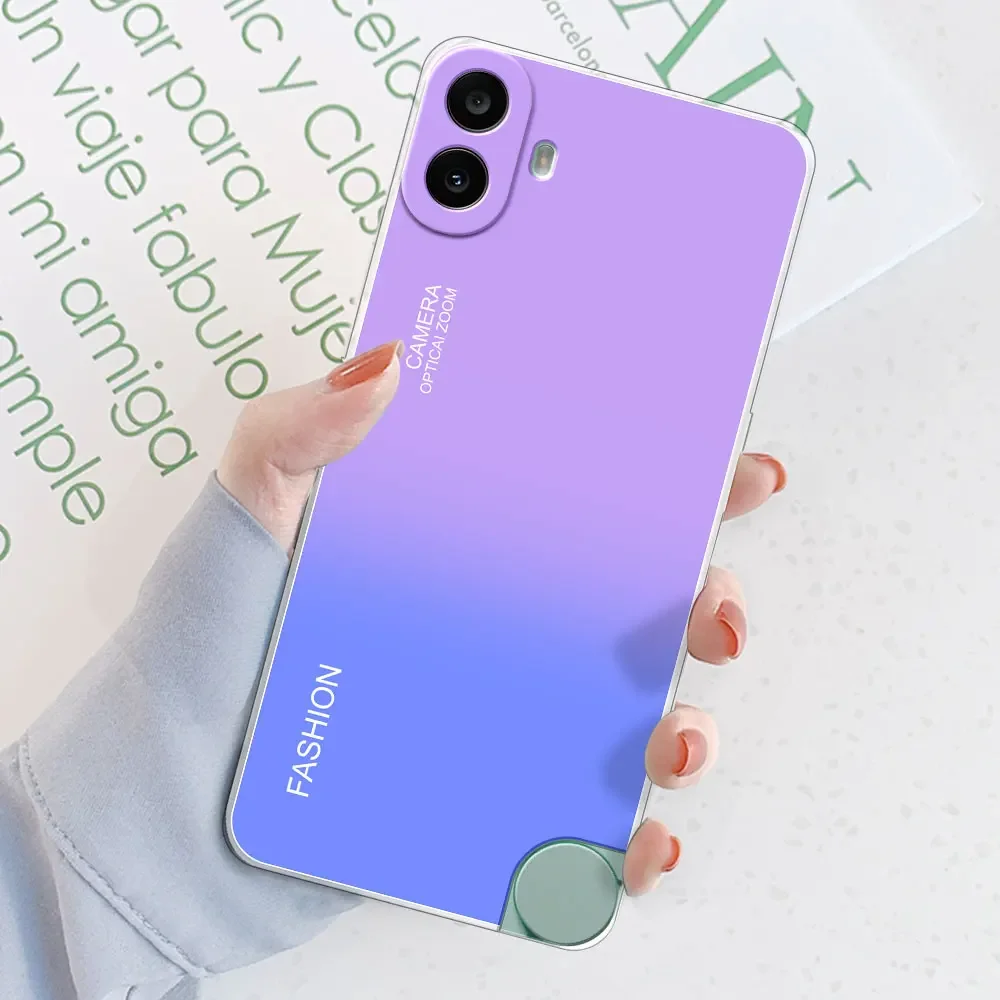 Clear Shockproof Fashion Print Soft Silicone TPU Phone Case