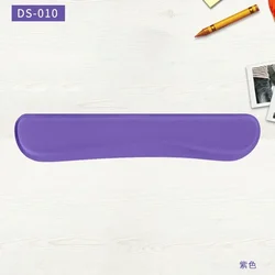 Ergonomic Silicon Gel Wrist Rest Mouse Pad - Non-Slip Support (Purple)