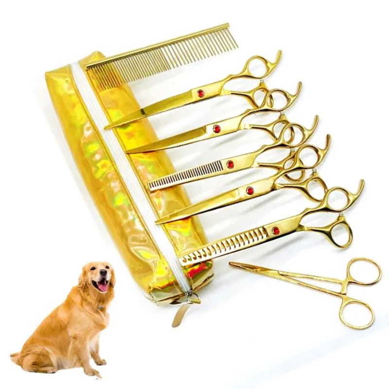 7.5 Inch Pet Hair Scissors Professional Dog Grooming Scissors Stainless