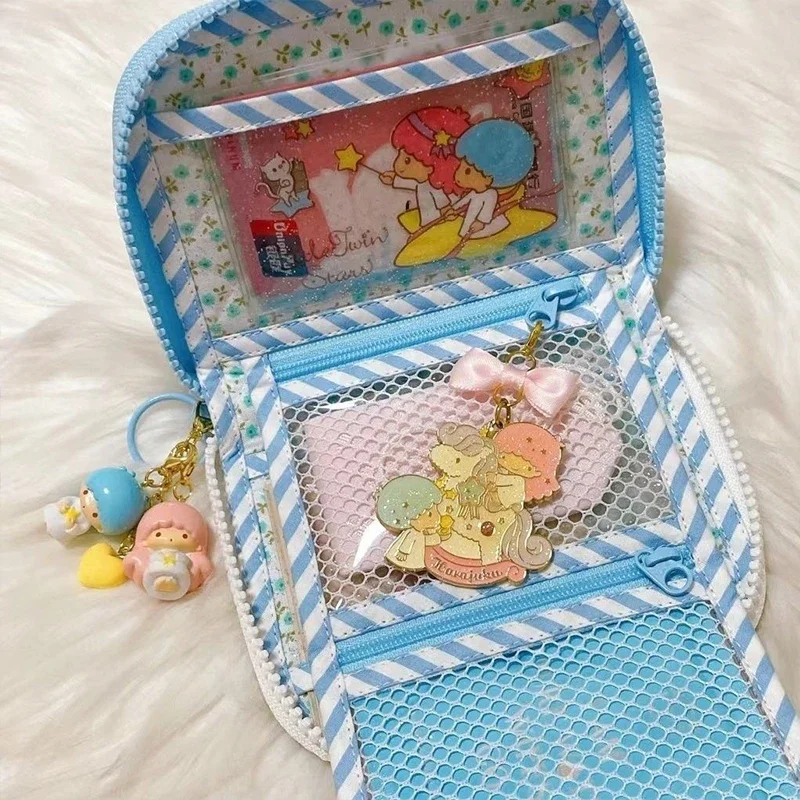 Милая сумка Hello Kitty Y2K, Sanrio Kawaii, аниме, фотография девушки, сердце, Милая Студенческая Портативная сумка, подарок для ребенка