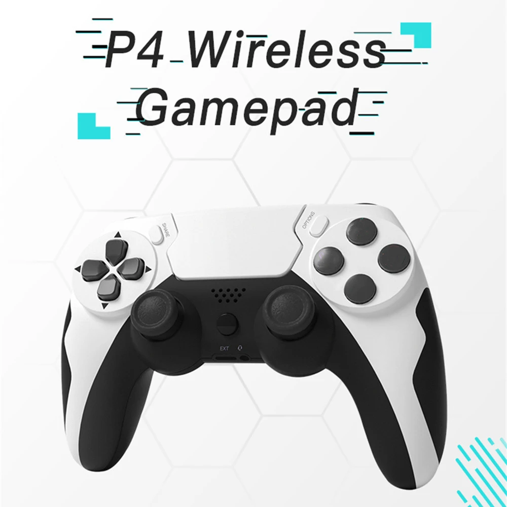 Dupla vibra o gamepad sem fio controlador bluetooth joystick para pc