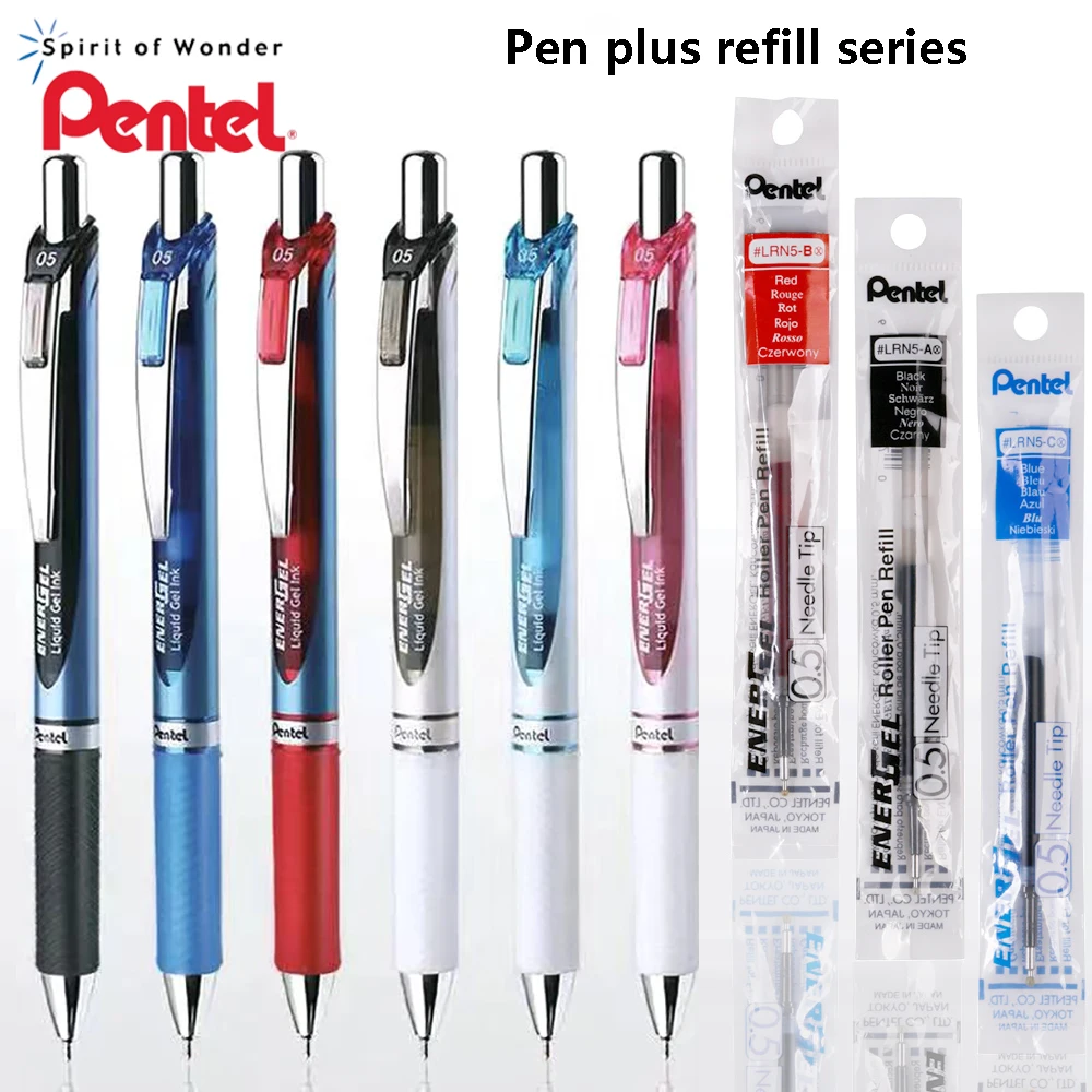 Japan Pentel BLN75 Gel Pen Plus Refill Smooth and Quick-drying 0.5mm Water-based Business Office Stationery School Supplies filtrete 3us max f01 maximum under sink quick change water filtration replacement filter for 3us max s01 systems