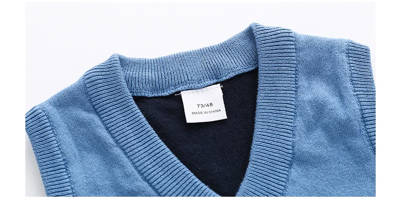 Boys Knit Vest Spanish Children Clothes Kids Knitted Sweater Sleeveless Baby Girl Jumper Autumn 2023 Newborn Pullover Clothes