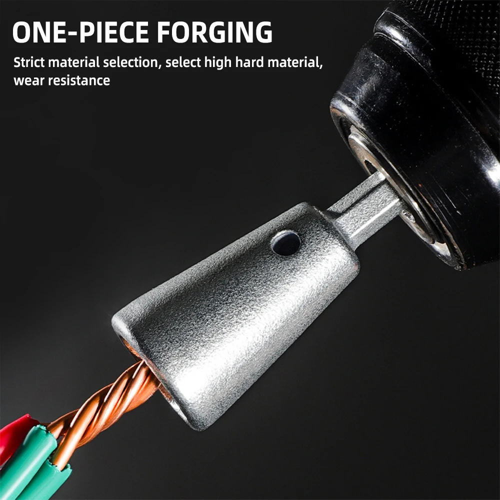 Automatic Line Wire-twisting Tool 1pcs Automatic Electrician Hexagonal  Handle Metal Quick Wiring Power Tool Garden