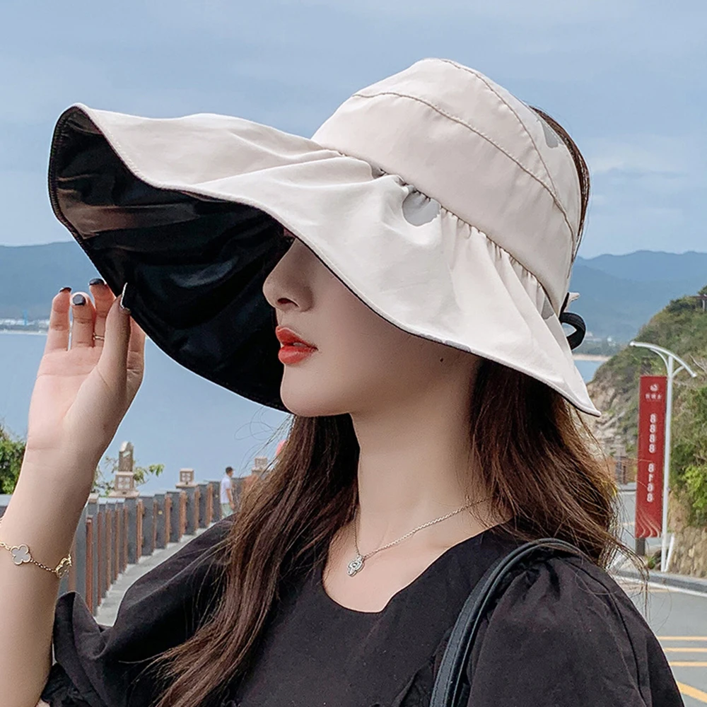 Wide Brimmed Beach Hat Uv Protection 