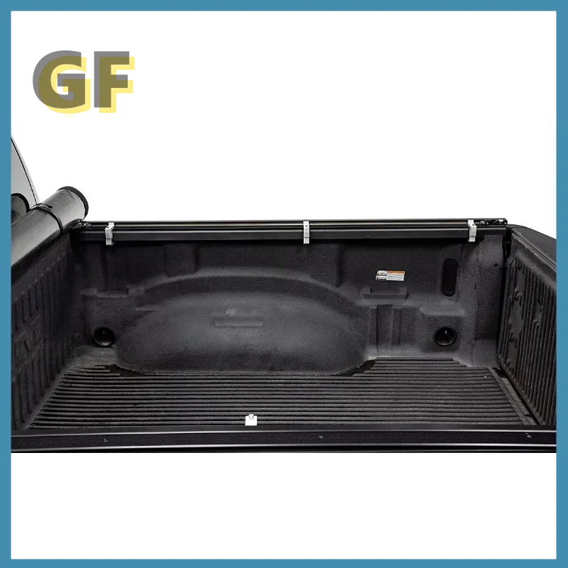 For 2015- Ford F-150 with 5.6' Bed Soft Roll Up Truck Bed Tonneau Cover 4R112 Low-Profile, Sturdy, Easy 15