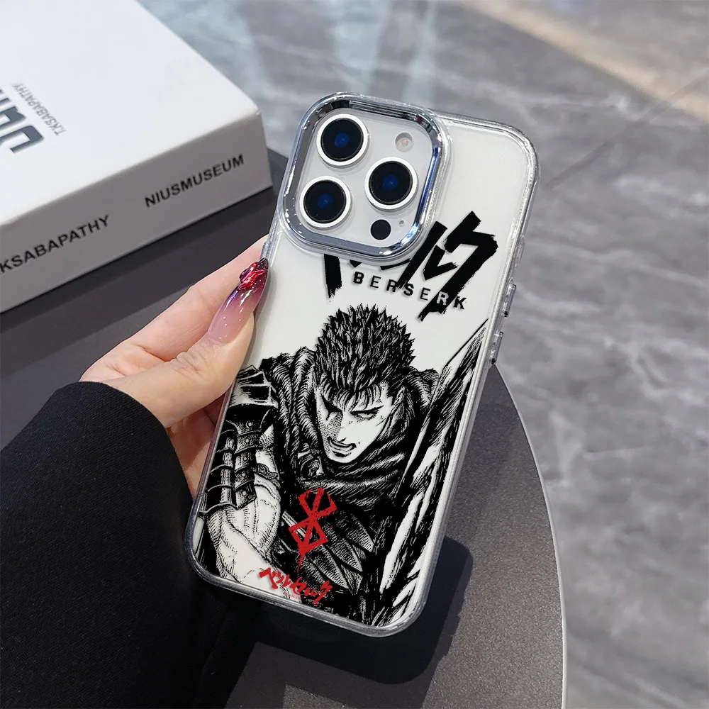 Berserk Anime Transparent Soft Silicone Phone Case