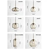 Modern loft hanging Glass Pendant Light industrial lustre decor Lights Fixtures E27/G9 for Living Room Kitchen Restaurant Lamp 4
