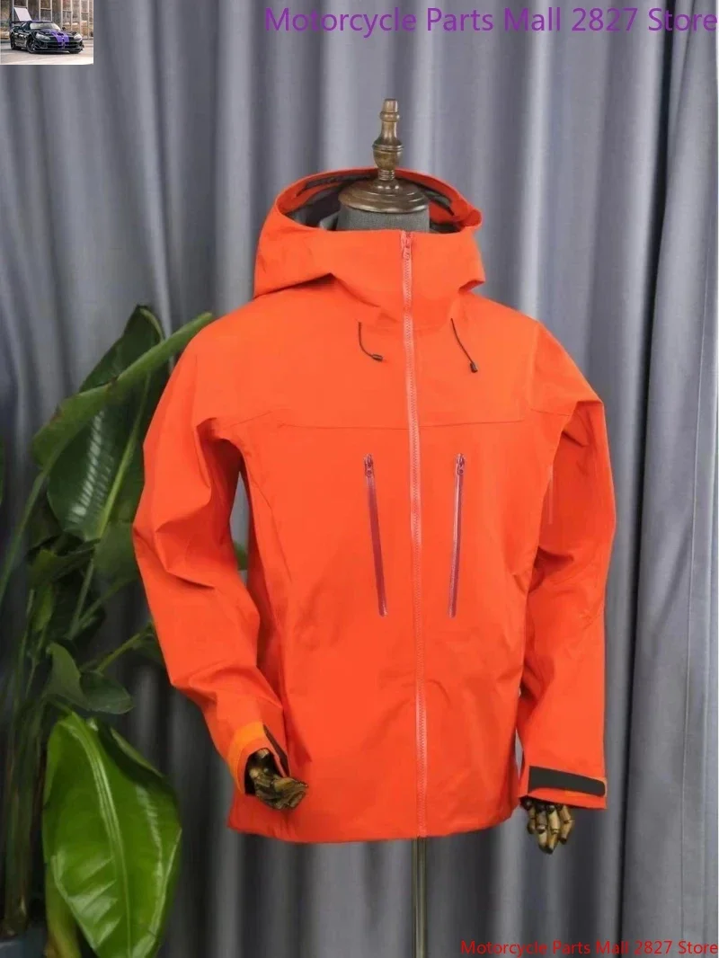 ARC Embroidery Alpha SV 6th Three Layer Mens Womens Camping Coat Outdoor Waterproof Windbreaker Hiking Jackets