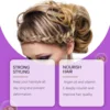 Hair Styling Gel Natural Hair Wax 6 Colors Edge Control Gel Long-Lasting Fluffy Easy to Wash Finishing Shaping Nourishing Hair 3