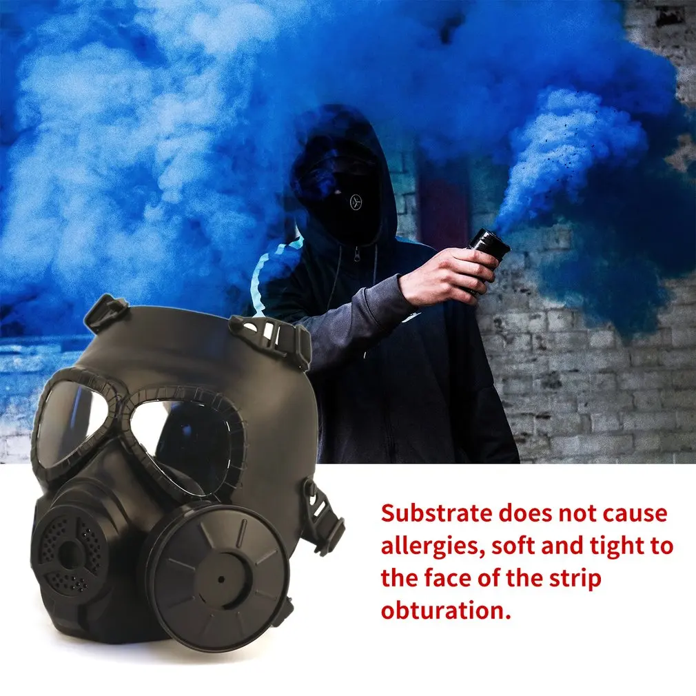 Masque à gaz respirant, accessoire de performance sur scène