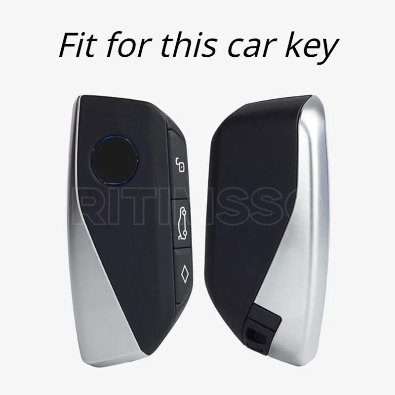 Car Key Case Cover Shell Fob Protect For BMW i7 X7 G07 LCI iX I20 X1 U11 7 Series G70 G09 XM U06 G81 M3