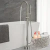 Toilet paper storage basket for bathroom tissue storage, toilet paper holder with storage, wicker basket 6