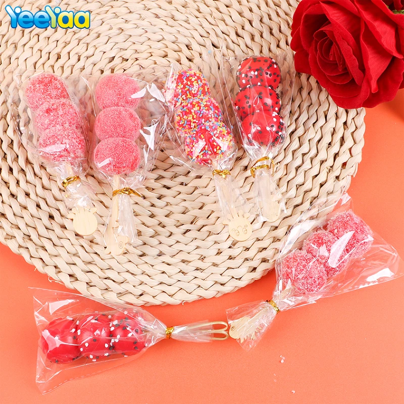 

Simulation Candied Haw Stick Mochi Squishy Decompression Toys Squeeze Soft Sticky Stress Relief Funny Toy For Children Gift New