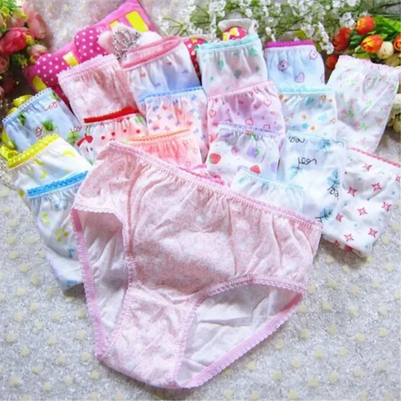 6pcs Little Girls Underwear Cotton Baby Panties Briefs Shorts Daughter  Underpant