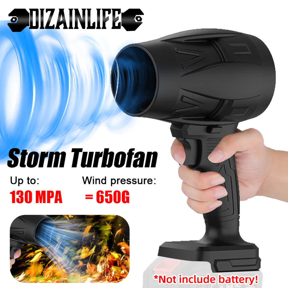 1050W Electric Turbo Blowers Jet Fan Handheld Violent Jet Fan 650g Thrust Turbofan Leaf Blower Dust Blowing Tool Car Dryer