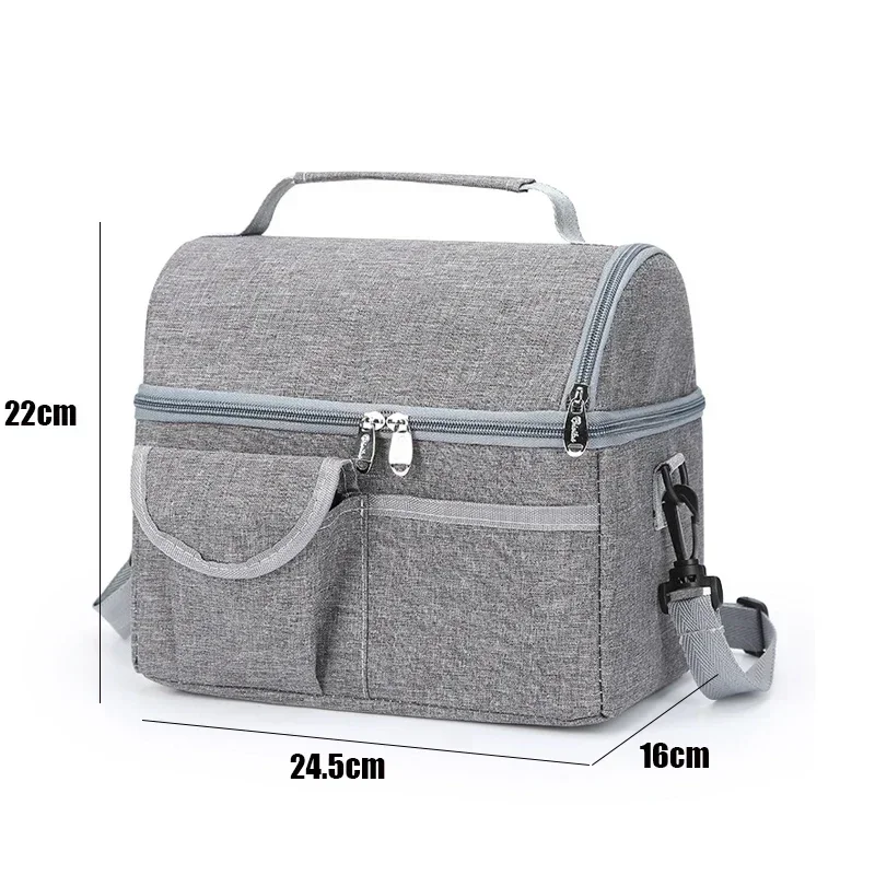 Borsa termica da 30 l, grande borsa termica da picnic, grande capacità, borsa per il pranzo, borsa a tracolla riutilizzabile per 4/6 persone, borsa termica per il pranzo per campeggio, picnic Borsa termica da 30 l, grande borsa termica da picnic, grande capacità, borsa per il pranzo, borsa a tracolla riutilizzabile per 4/6 persone, borsa termica per il pranzo per campeggio, picnic