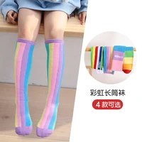 Spring autumn girls cotton ankle short lovely Stockings Cartoon Unicorn kids child Knee High Socks infant Baby Over Knee Socks 2