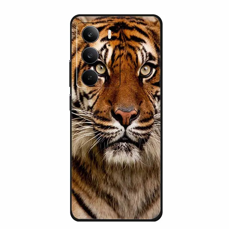 Fashion Black Silicone Soft Phone Case - Protective Back Cover