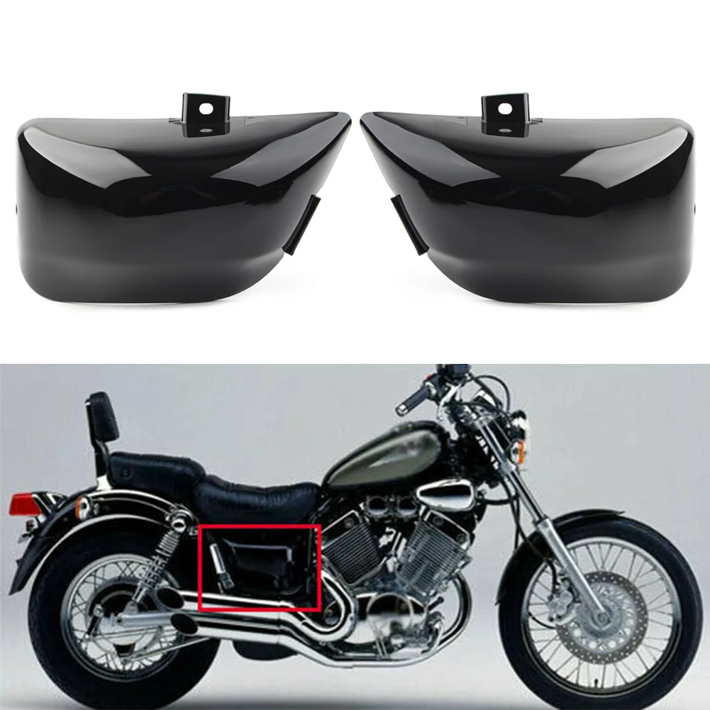 

1pair ABS Motorbikes Fairing Side Battery Cover For Yamaha Virago 400 500 535 XV400 XV500 XV535 All Year ABS Motor Accessories