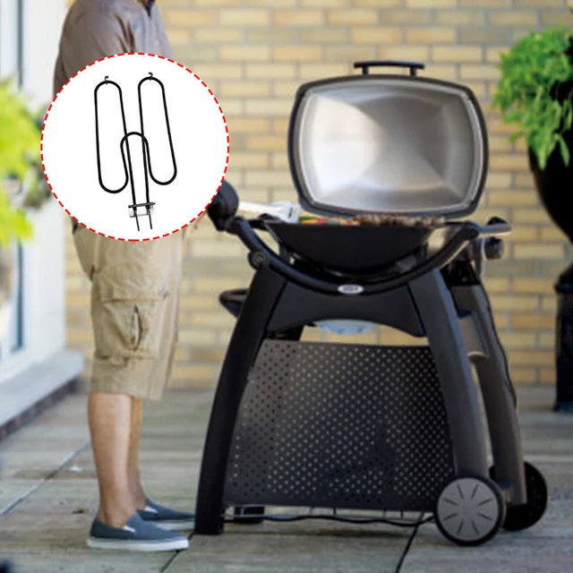Grill Fűtőcsöve A Weber 2014 -Hez 70127 55020001 Q2400 Elektromos Kerett Kétre Bbq Főzési Kiegészítők Cseréje - Image 5