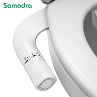 SAMODRA Bidet Non-Electric Toilet Attachment Dual Nozzle Bidet Adjustable Water Pressure With Brass Inlet 1