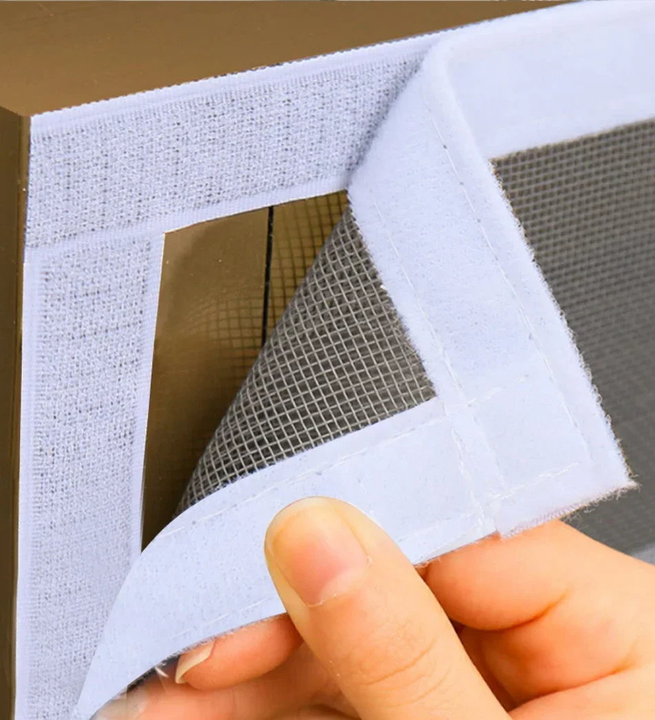 Anti-mosquito Window Screen Self adhesive Window Mosquito Net Summer Insect proof Door Customizable size mosquito net