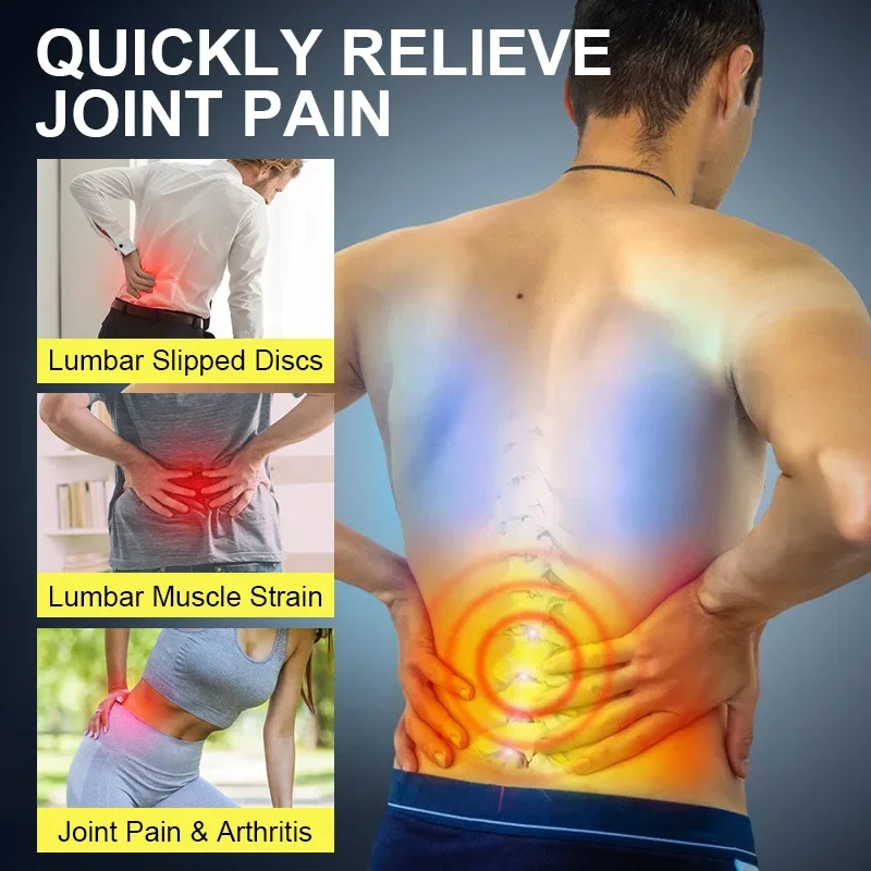 10/12pcs Lumbar Patch Natural Wormwood Pain Relief Back Plaster Spondylosis Pain Anti Inflammatory Chinese Medical Plaster