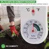 Wall Hang Accurate Plastic Thermometer For Home Thermometer Hygrometer Humidity Monitor Meter Greenhouse Breeding Hygrometer 4