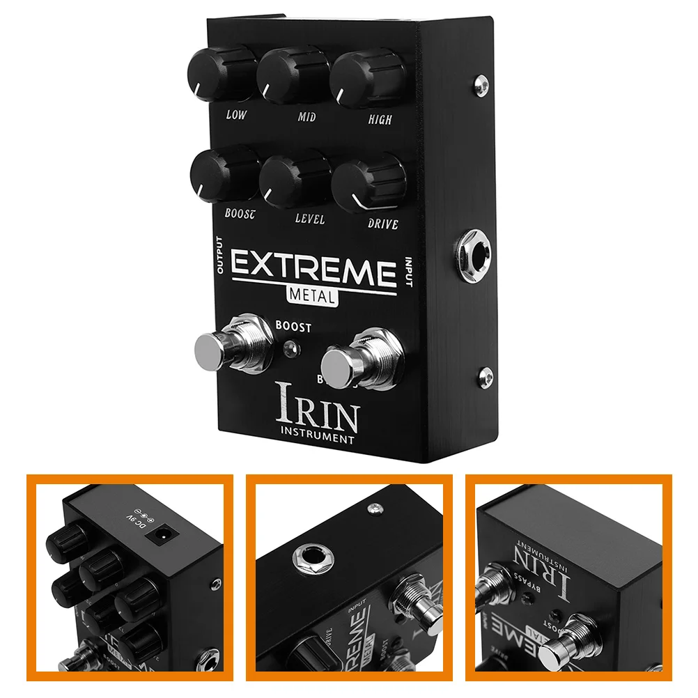 

Monoblock Electric Guitar Effector Bass Guitars Delay Pedal Aluminum Alloy Digital