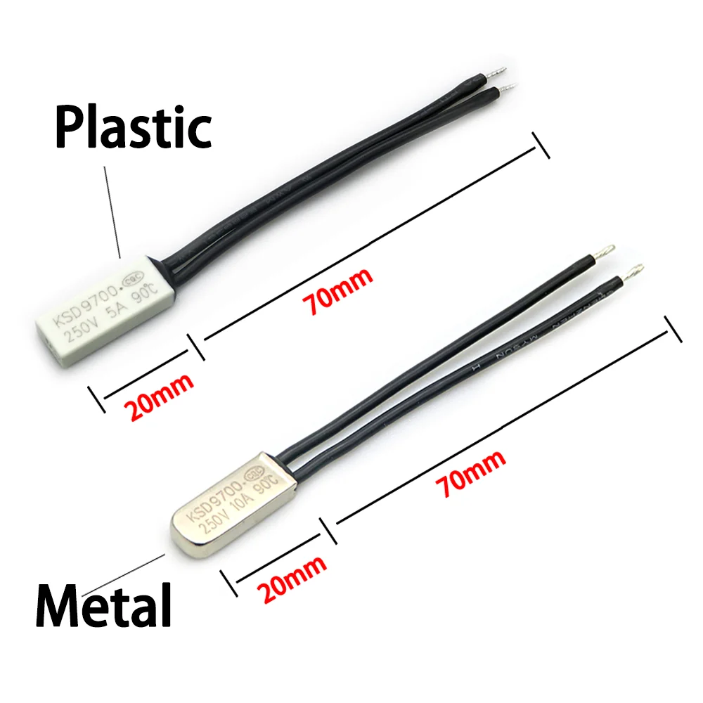 KSD9700 Thermostat Thermal Protector Temperature Switch 1PCS