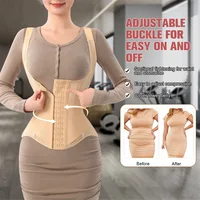 MiiOW – Corset d'entraînement de taille en forme de U pour femmes, entraîneur de taille, os en acier, ventre, belle ceinture arrière, débardeur pour femmes, vêtements modelants 3