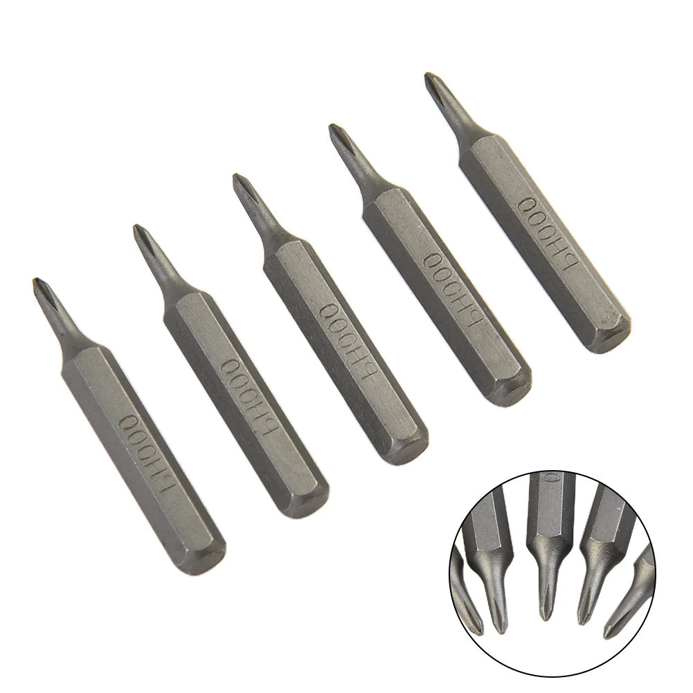 H4×28mm Kreuzschraubendreher-Bits PH0000 PH000 PH00 PH0 PH1 PH2 4mm Sechskantschaft DIY Handwerkzeug Kreuzschlitzschraubendreher Bohrer Bits – Detail 5