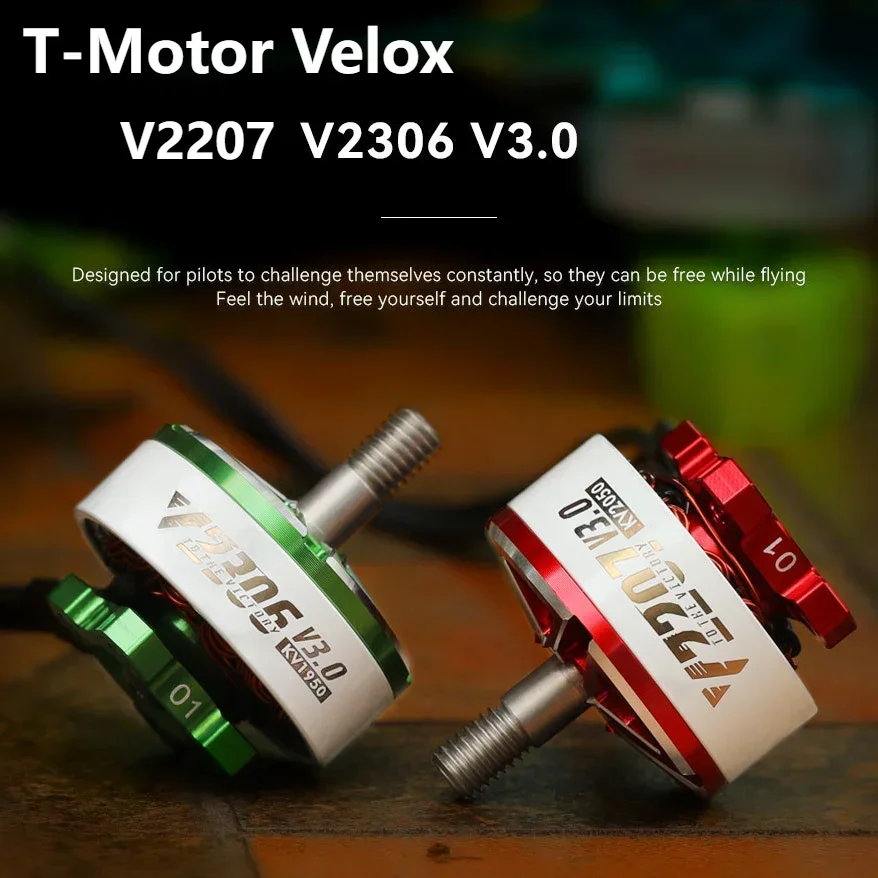 Moteurs Drone Course V2207 V2306 1750-2550kv Lot 1-4 Pièces