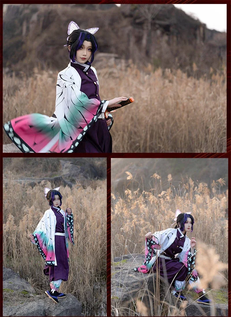 Shinobu Kocho Kimetsu no Yaiba cosplay costume