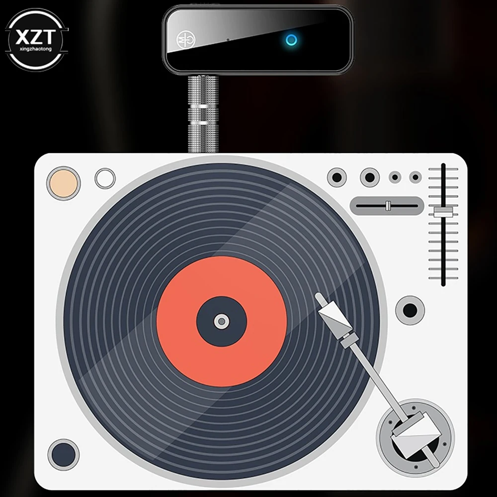 Bluetooth Audio Receiver Auxiliary Adapter Automatic Connection for TV Audio Projector PC Headphone