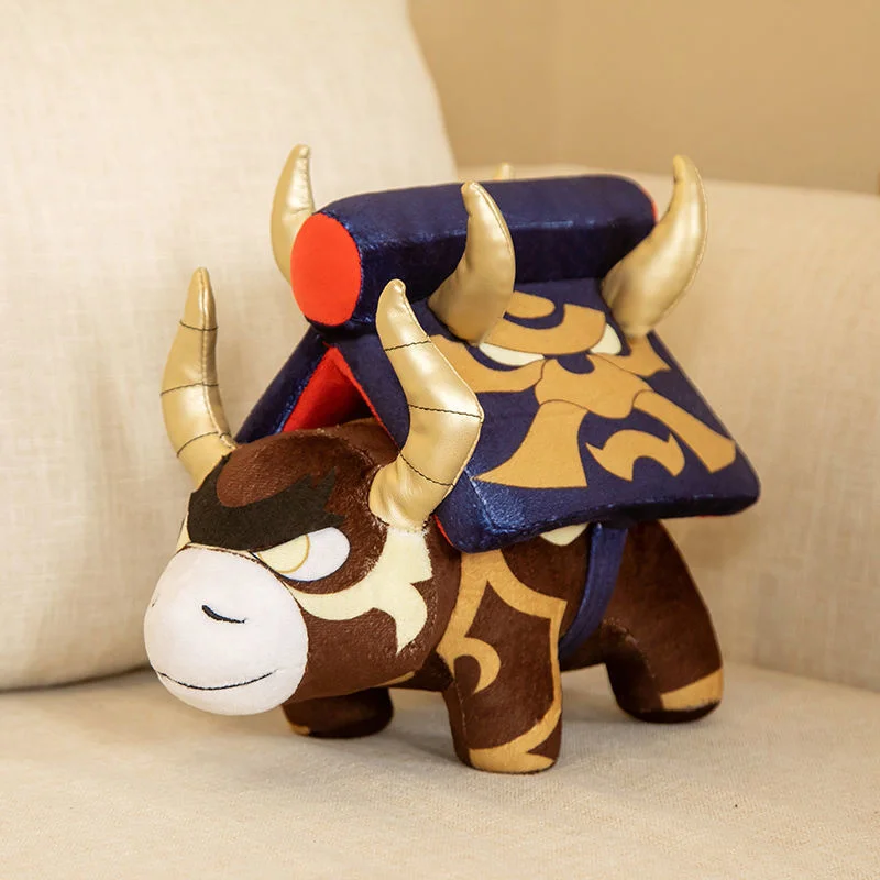 

Anime Genshin Impact Plush Arataki Straight Plush Arataki Itto Rock Cow Plushie Toy Soft Stuffed Doll Birthday Gift For Kid